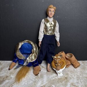 Disney Doll Prince Adam  & Beast costume articulated beauty & the beast